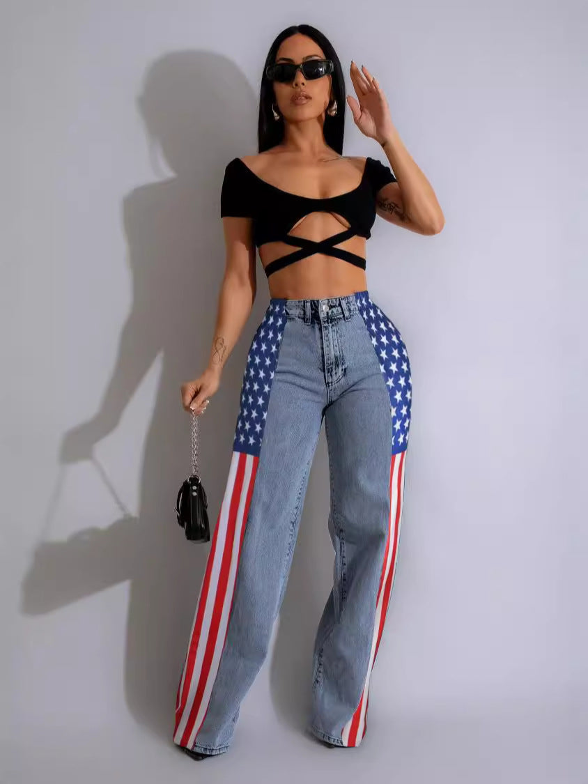 Waist USA Demin Pants
