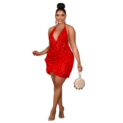 Short Sequin Dress