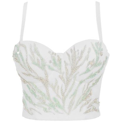 Beaded Tree Corset Bra Bar Performance