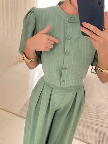 Striped Chic Suit