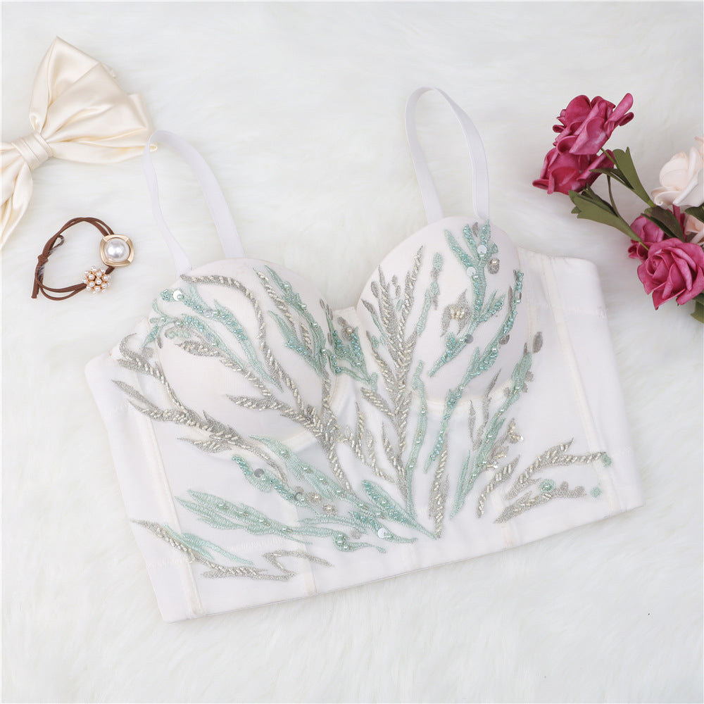 Beaded Tree Corset Bra Bar Performance