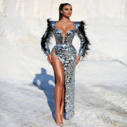 Luxury Sequined Dress