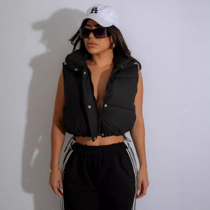 Cotton Padded Vest Jacket