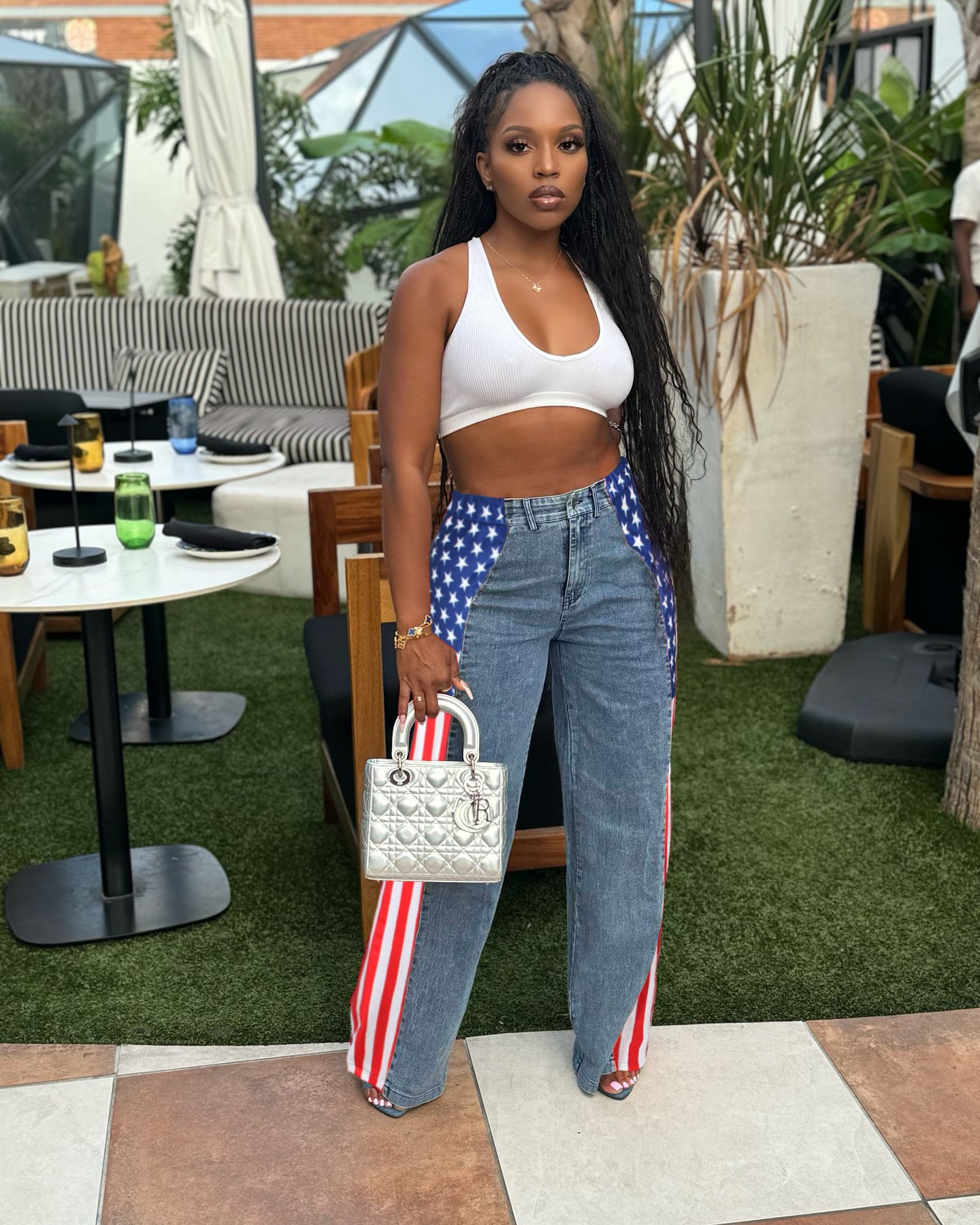 Waist USA Demin Pants