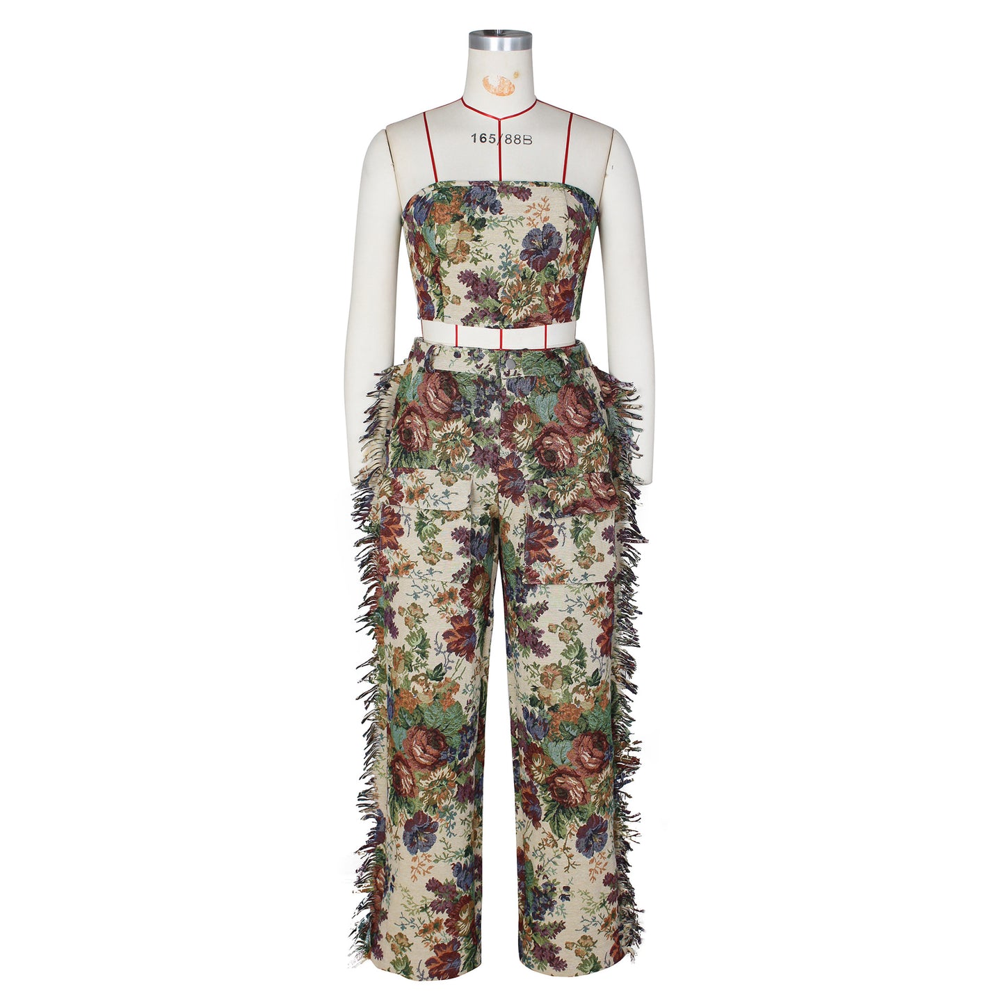 Jacquard Trousers Set