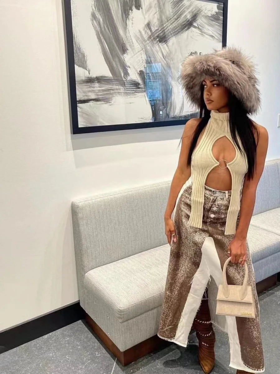 Oversize Fluffy Faux Fur Hats