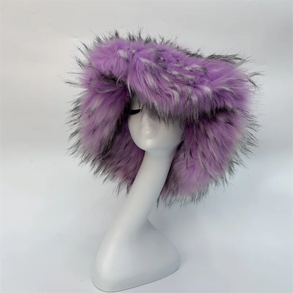 Oversize Fluffy Faux Fur Hats
