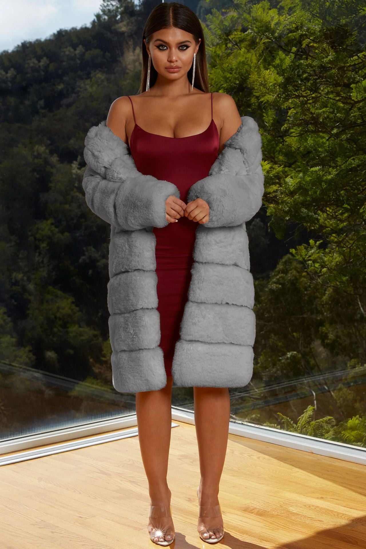 Faux Fur Coat Cotton Coat