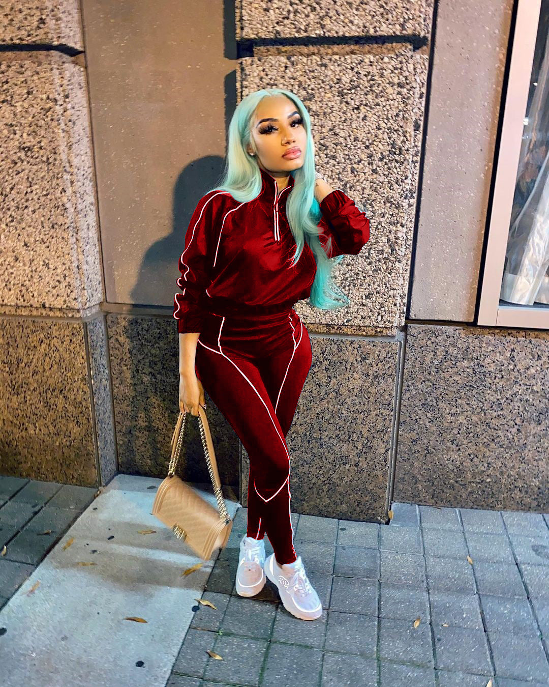 Sports Casual Suit Two Piece Set