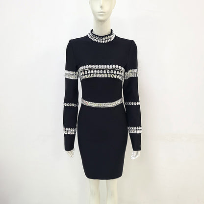 Madison -Couture Rhinestone Dress