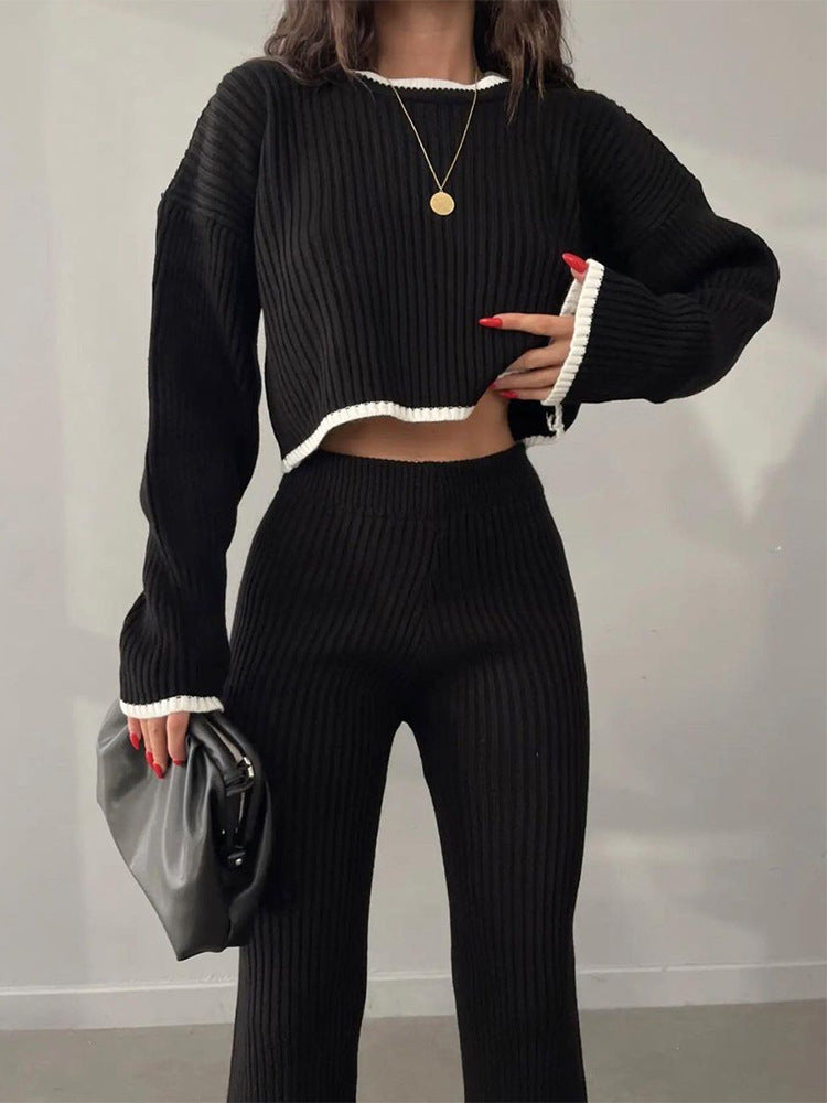 Knitting Trousers Set