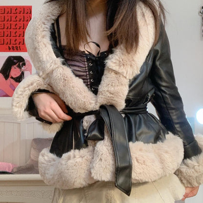FuzzyChic Couture Coat
