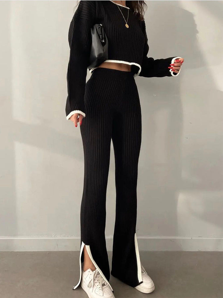 Knitting Trousers Set