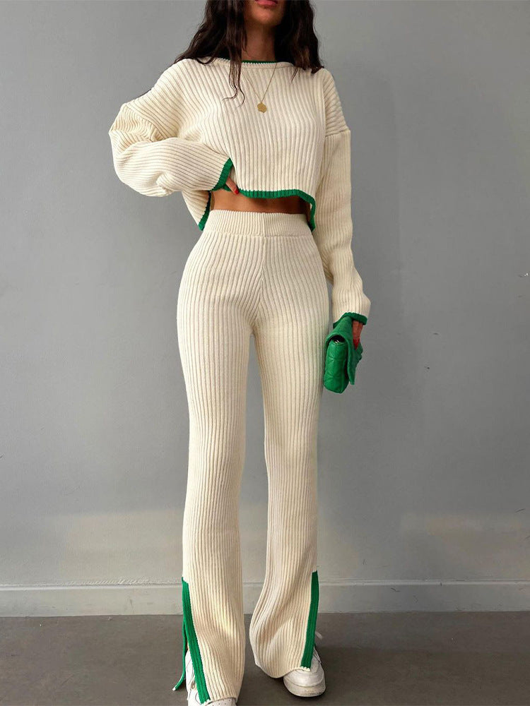 Knitting Trousers Set