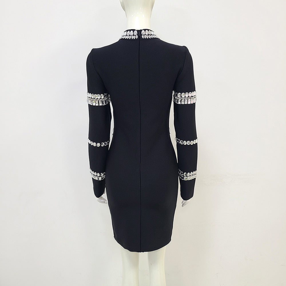 Madison -Couture Rhinestone Dress
