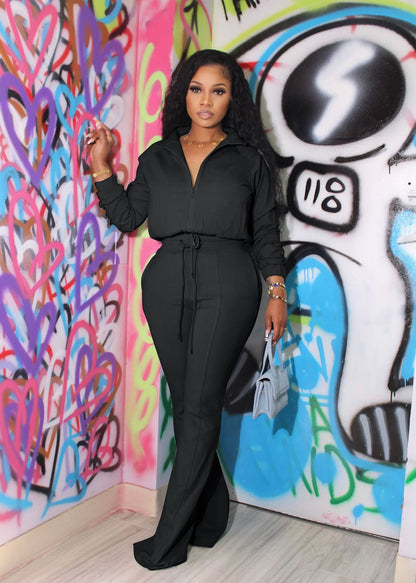 Casual Two Piece Outwear Set